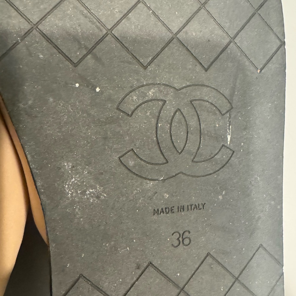 Chanel CC Flat Sandals sz36 - Picture 4 of 4